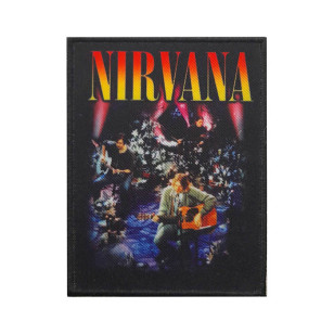Nirvana - Unplugged Photo Official Standard Patch ***READY TO SHIP from Hong Kong***